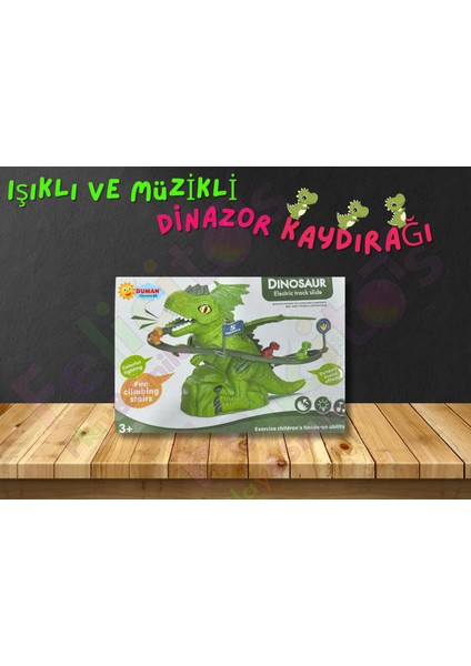 Işıklı Müzikli Dinazor Kaydırağı