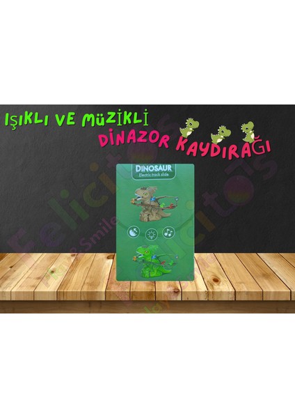 Işıklı Müzikli Dinazor Kaydırağı