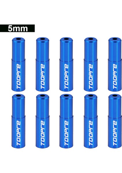 5mm-Fren-Mavi Tarzı Toopre Lot Bisiklet Kablo Kapağı Alüminyum Alaşımlı Tb Dağ Yol Bisikleti Vites Fren Kablosu Uçları Hat Kapağı Tel Boru Fişleri (Yurt Dışından)