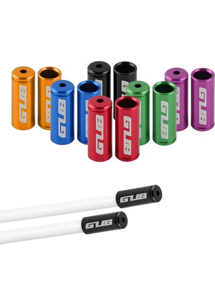 4 Mm-Shift-Yeşil Tarzı Gub Alüminyum Bisiklet Vites Fren Kablosu Kapağı Mtb Yol Bisikleti Fren Vites Tel Boru Kablo Koruyucu Uç Ucu Kapağı Aksesuarları (Yurt Dışından)