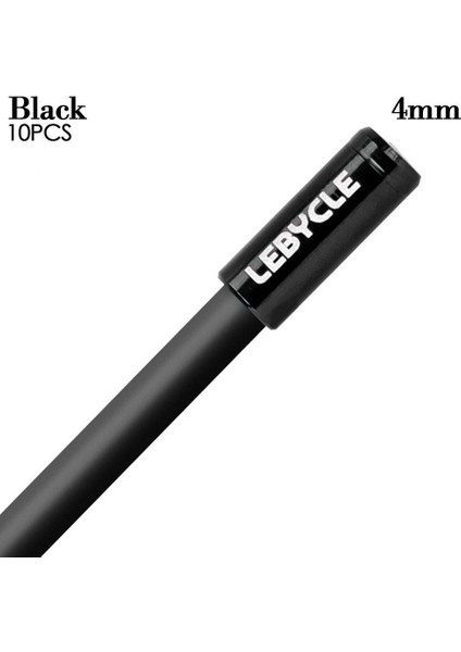 Siyah-4mm Tarzı Bisiklet Kablo Ucu Caftfren Kablosu Gömlek Kılıf Mtb Yol Bisikleti Parçaları Hat Borusuna Uyar Su Geçirmez Toz Kapakları (Yurt Dışından)