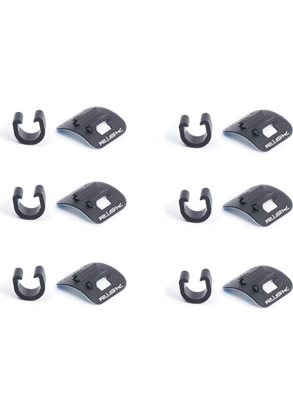 6 Adet Tarzı Tick-On Kablo Kılavuzu Bisiklet Vites Fren Tokası Tüp Klipsi Sabit Kelepçe Adaptörü Yağ Borusu Tutucu Bisiklet Aksesuarları (Yurt Dışından)