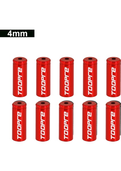 4mm-Shift-Kırmızı Tarzı Toopre Lot Bisiklet Kablo Kapağı Alüminyum Alaşımlı Tb Dağ Yol Bisikleti Vites Fren Kablosu Uçları Hat Kapağı Tel Boru Fişleri (Yurt Dışından)