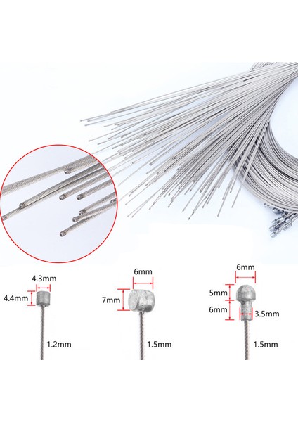 Dağ Bisikleti Tarzı Kaplamalı Vites Bisiklet Kabloları Mtb Yol Ön Arka Bisiklet Fren Hattı Attırıcı Hattı Maça Telleri Halat Bisiklet Aksesuarı (Yurt Dışından) modelleri