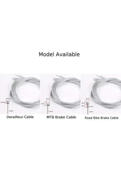 Dağ Bisikleti Tarzı Kaplamalı Vites Bisiklet Kabloları Mtb Yol Ön Arka Bisiklet Fren Hattı Attırıcı Hattı Maça Telleri Halat Bisiklet Aksesuarı (Yurt Dışından) fırsatları