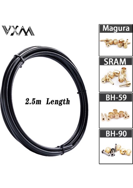 Bh-59 Tarzı BH59 BH90 Sram Magura Bisiklet Fren Hortumu Mtb Hidrolik Disk Fren Borusu 2.5 M Konnektör Ekleme Zeytin Seti mt Için (Yurt Dışından)