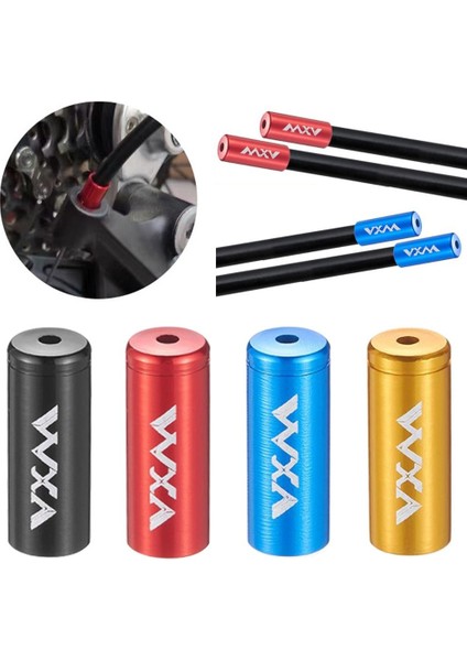 Kırmızı-5mm Tarzı Li Attırıcı Vites Fren Bisiklet Bisiklet Parçaları Aksesuarları Tel Ucu Konut Ferüller Kıvrımlar Kablo Uç Kapağı Toz Kapağı (Yurt Dışından) fiyatları