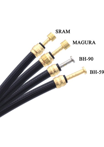 Sram Stili BH59 BH90 Sram Magura Bisiklet Fren Hortumu Mtb Hidrolik Disk Fren Borusu 2.5 M Konnektör Ekleme Zeytin Seti mt (Yurt Dışından)