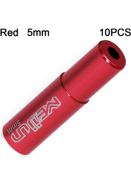 Kırmızı-5mm Tarzı Bisiklet Bisiklet Alüminyum Alaşımlı Attırıcı Vites Fren Kablosu Uç Kapağı Konut Ferüller Kıvrımlar Tozluk Tel Ucu (Yurt Dışından)