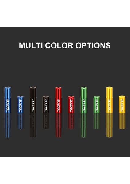 5mm-Fren-Altın Tarzı Toopre Bisiklet Kablo Kapağı Alüminyum Alaşımlı Tb Dağ Yol Bisikleti Vites Fren Kablosu Uçları Hat Kapağı Tel Boru Fişleri (Yurt Dışından) indirimleri