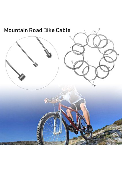 No.8 Tarzı Lver Paslanmaz Çelik Kaplama Çinko Sabit Vites Attırıcı Hız Değiştiricifren Hattı Kablo Çekirdek Iç Tel Mtb Yol Bisikleti Parçası (Yurt Dışından)