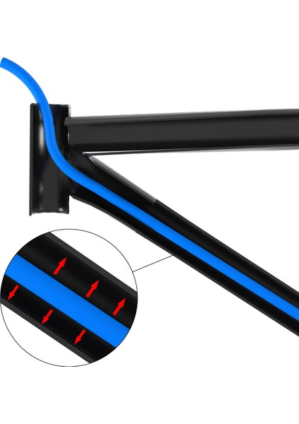 1.5m-3 Adet Tarzı Bisiklet Kablo Sönümleyici Mtb Yol Bisikleti Vites Fren Hidrolik Boru 1.5 Mlot Bisiklet Çerçeve Iç Konut Amortisör 6mm Köpük Kol (Yurt Dışından)