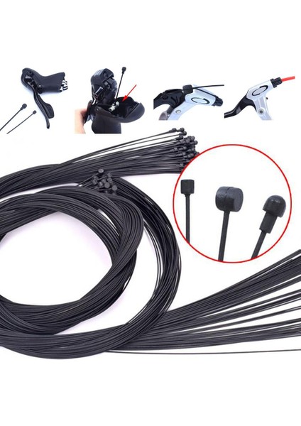 F Tarzı Bisiklet Ön Arka Bisiklet Aksesuarları Teflon Kaplı Hız Vites Kablosu Çekirdek Attırıcı Hattı Fren Iç Tel Yüksek (Yurt Dışından) modelleri