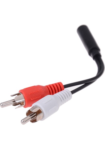 2in1 Ses Kablosu 3.5mm - 2rca Çift Lotus Kafa Ses Adaptör Kablosu Av Kablosu (Yurt Dışından) indirimleri