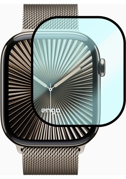 Apple Watch 10 46MM Ekran Koruyucu Flexible Tam Kaplama Şeffaf