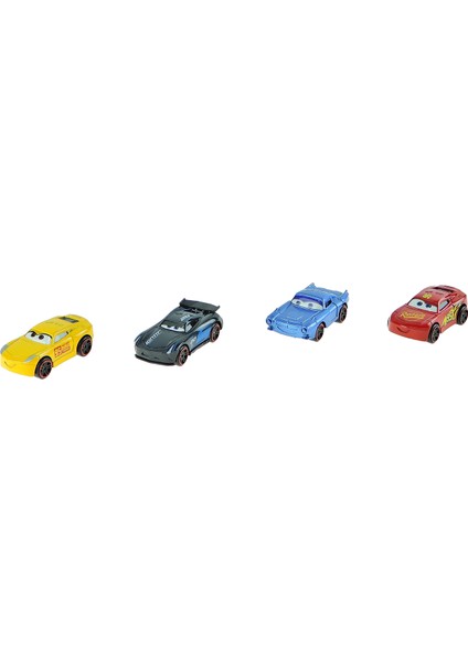 Oyuncak Metal Arabalar 4 Lü Şimşekler 5 cm