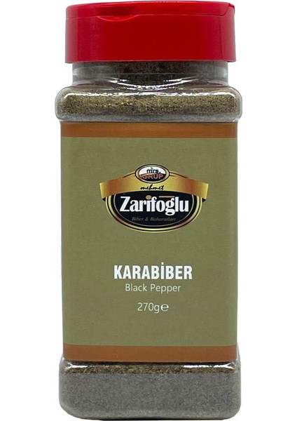 Karabiber Toz Pet 270 gr Orta Boy