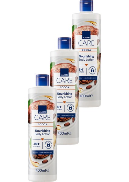 Care Kakao Yağı Içeren Vücut Losyonu 400 Ml. Üçlü Set