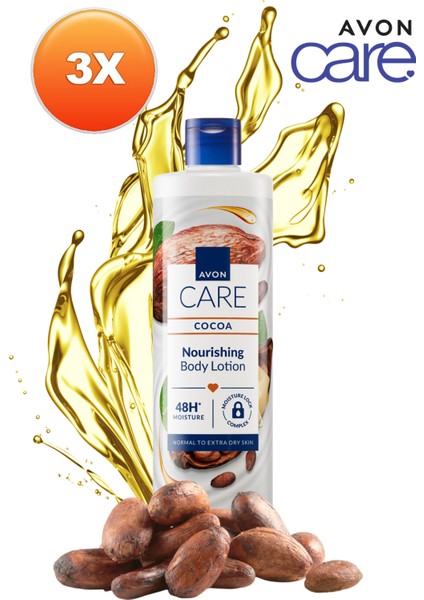 Care Kakao Yağı Içeren Vücut Losyonu 400 Ml. Üçlü Set