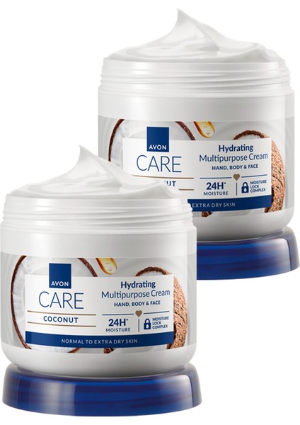 Care Hindistan Cevizi Yağı İçeren Çok Amaçlı Krem 400 Ml. İkili Set