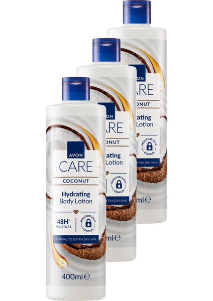 Care Hindistan Cevizi Yağı İçeren Vücut Losyonu 400 Ml. Üçlü Set