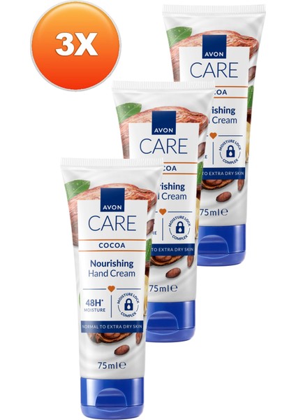 Care Kakao Yağı İçeren El Kremi 75 Ml. Üçlü Set
