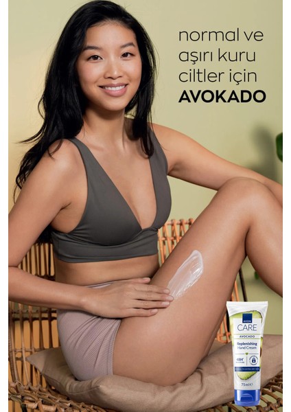 Care Kuru Ciltler Için Avokado Özlü El Krem 75 Ml. Ikili Set
