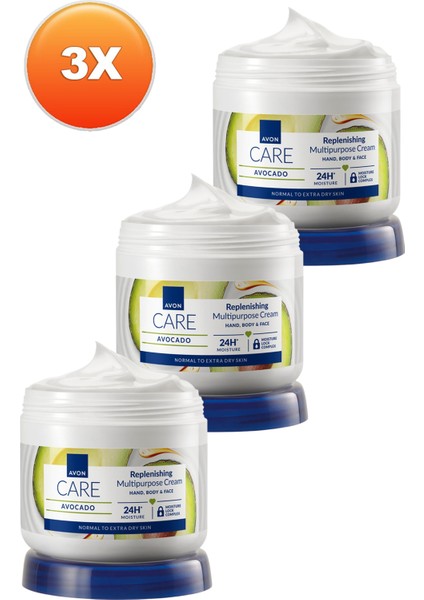 Care Kuru Ciltler Için Avokado Özlü Çok Amaçlı Krem 400 Ml. Üçlü Set fiyatları
