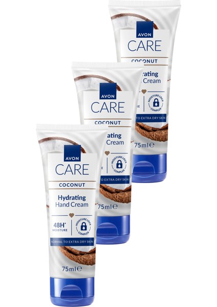 Hindistan Cevizi Yağı Içeren El Kremi 75 Ml. Üçlü Set