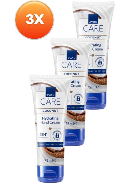 Hindistan Cevizi Yağı Içeren El Kremi 75 Ml. Üçlü Set fiyatları