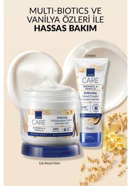Care Vanilya Içeren E Vitaminli Kuru Ciltler Için Çok Amaçlı Krem 400 Ml. Üçlü Set