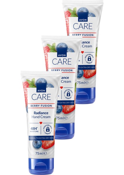 Care Berry Fusion Yabanmersinli El Kremi 75 ml Doğal İçeriklerle Zenginleştirilmiş Üçlü Set