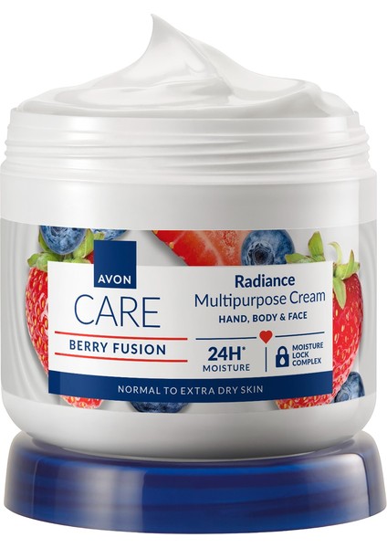 Care Yaban Mersini ve Çilek Özlü El, Yüz ve Vücut Kremi 400 Ml.