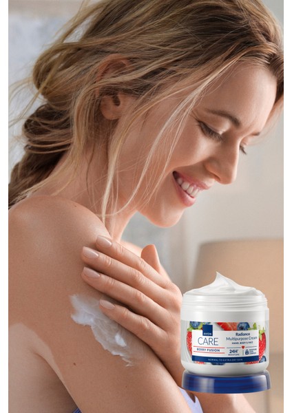 Care Yaban Mersini ve Çilek Özlü El, Yüz ve Vücut Kremi 400 Ml.
