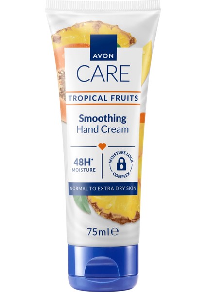 Care Tropikal Meyve Özlü El Kremi Ananas Mango Papaya 75 ml Yoğun Nemlendirme