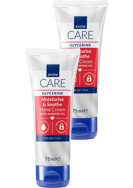 Care Gliserin ve Badem Yağı İçeren El Kremi İkili Set 75 ml