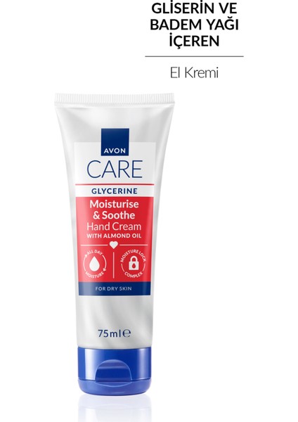 Care Gliserin ve Badem Yağı İçeren El Kremi İkili Set 75 ml fırsatları