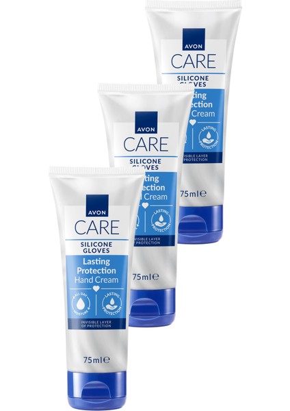 Care Silikon ve Gliserin İçeren El Kremi Üçlü Set 75 ml