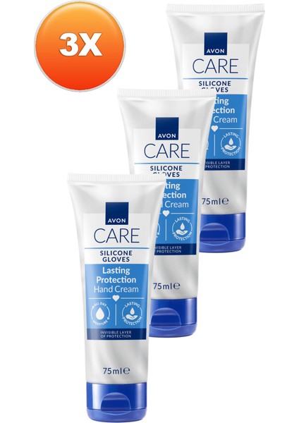 Care Silikon ve Gliserin İçeren El Kremi Üçlü Set 75 ml