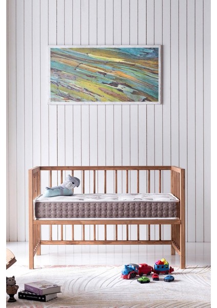 Bamboo 60x120 Park Yatak Bebek Yatağı Beşik Yatağı (Ölçü Seçenekli)
