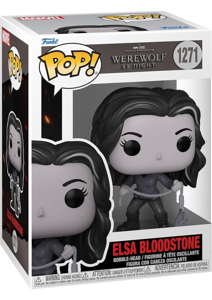 Pop! Marvel: Werewolf By Night, Elsa Bloodstone (Ravensclaw Ile)