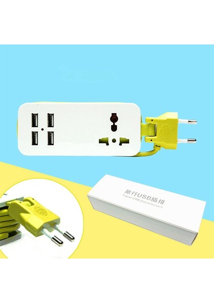 Uzatma Elektrik Soketi Taşınabilir Şarj Bağlantı Noktaları USB Seyahat Ev Tipi Güç Kablosu Elektrik Soketi Güç Prizleri Akıllı Şarj Cihazı Duvar Ab Fişi 7 Delik (Yurt Dışından)