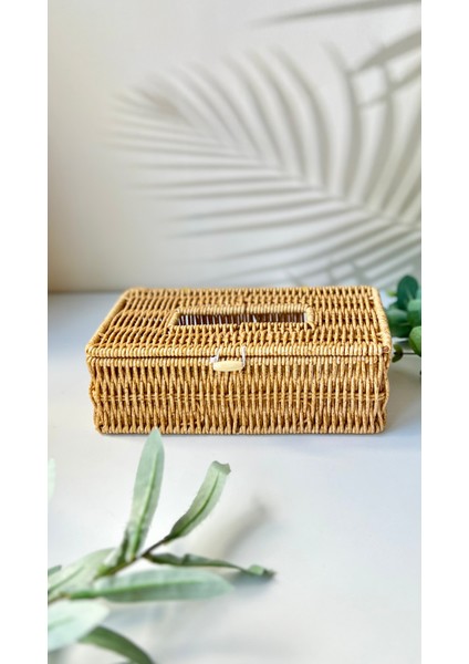 Rattan Kapaklı Peçetelik