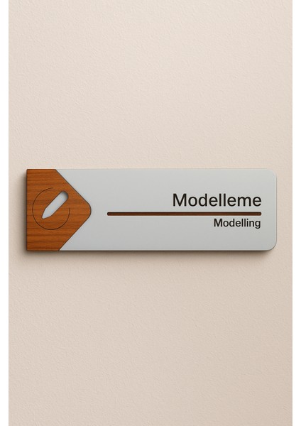 Modelleme Ofis Oda Kapı Isimliği Yönlendirme Tabelası Levhası Kişiselleştirilebilir