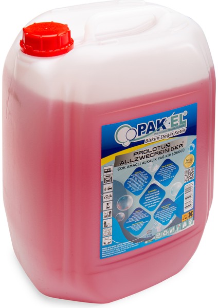 Prolotus Allzwecreiniger 20 Kg | Çok Amaçlı Alkalik Yağ Kir Sökücü, Fırçasız Şampuan