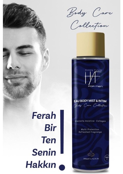 Erkek Intim Özel Bölge Temizleyici Erkek Vücut Spreyi 200 ml