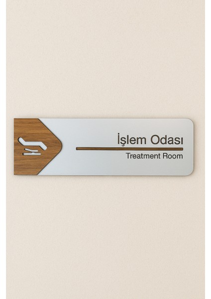 Işlem Odası Ofis Oda Kapı Isimliği Yönlendirme Tabelası Levhası Kişiselleştirilebilir
