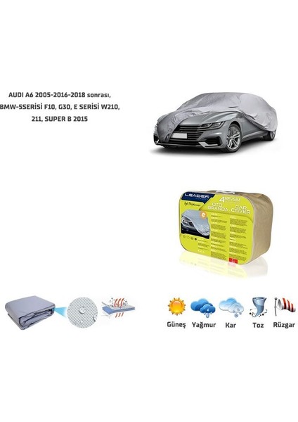 Oto Branda Audı A6 2005-2016-2018 Sonrası, Bmw-5serisi F10, G30, E Serisi W210, 211, Super B 2015 (1 Adet) 508X178X119 cm
