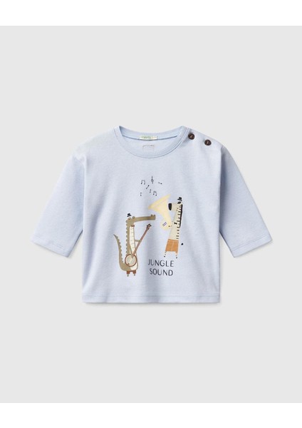 Uzun Kol Bebek Tshirt 105Q 1/18 Ay