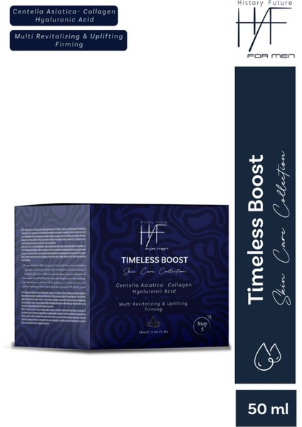 Erkeklere Özel Timeless Boost Yüz Kremi Genç Canlı Ve Sağlıklı Cilt 50 ml